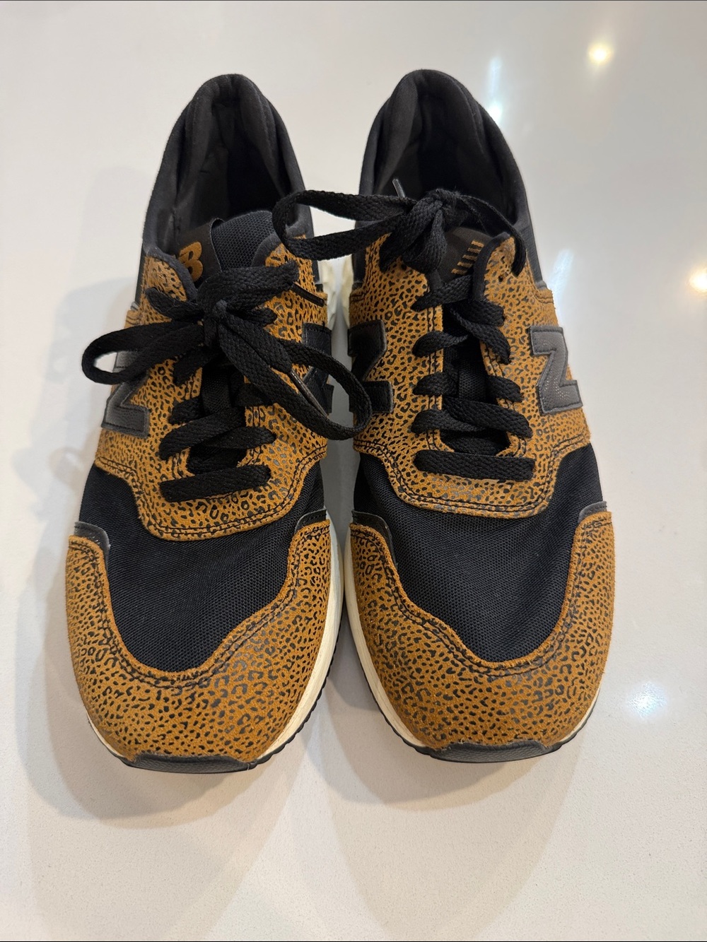 New Balance X-70 Fresh Foam Leopard Cheetah Print Sneakers - Women's 8.5